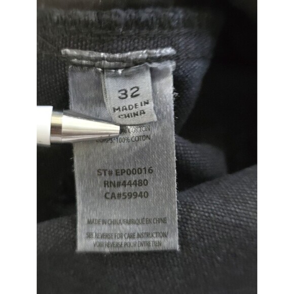 ELWOOD Industry Pant Size 32 Carpenter Utility Denim Jeans Black - Picture 11 of 13